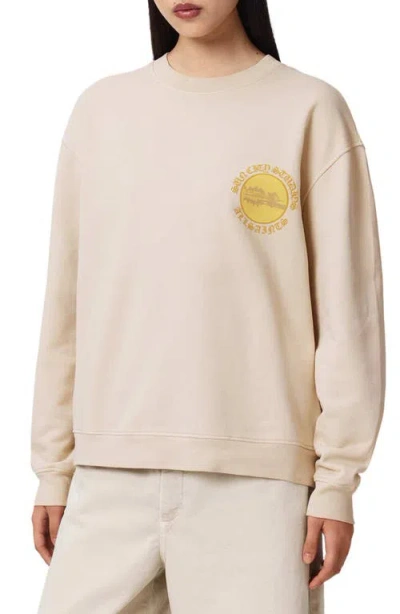 Allsaints Sun City Etta Graphic Sweatshirt In Multi