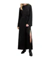 Allsaints Susannah Removable Sleeve Maxi Dress In Black