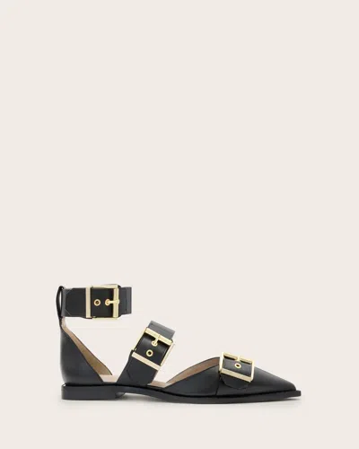ALLSAINTS ALLSAINTS SUTTON LEATHER POINTED TOE SHOES,