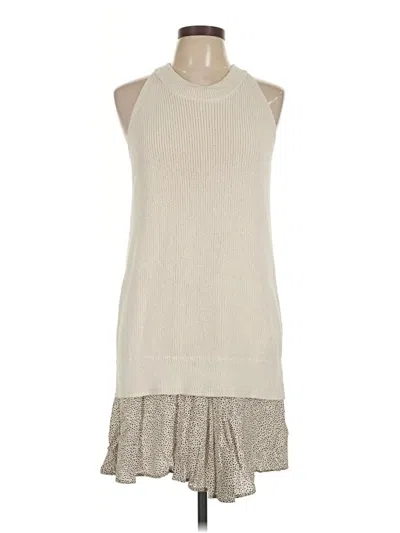 Pre-owned Allsaints Sweater Vest In Ivory