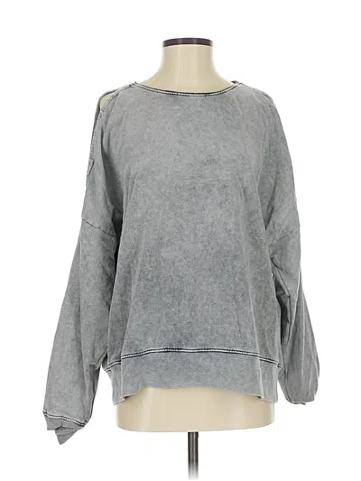 Pre-owned Allsaints Sweatshirt In Gray