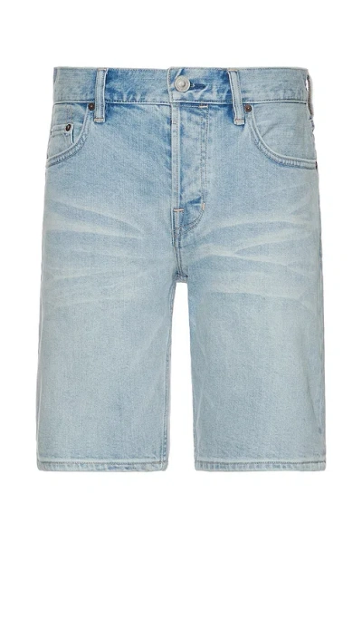 Allsaints Switch Denim Short In Blue