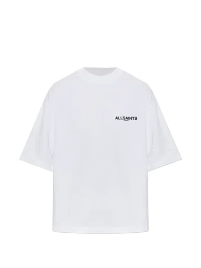 Allsaints Swoop Amelie Butterfly-print T-shirt In White