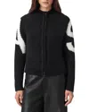 Allsaints Alpaca-blend Sylvie Cardigan In Black
