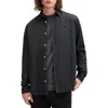 Allsaints Tahoe Button-up Shirt In Washed Black