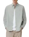 Allsaints Tahoe Button-up Shirt In Gray