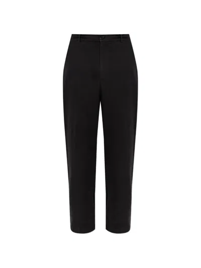 Allsaints Taiko Textured-finish Trousers In Black