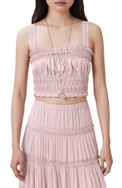 ALLSAINTS ALLSAINTS TALIA LACE CROPPED TOP