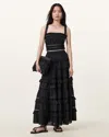 Allsaints Talia Tiered Maxi Skirt
