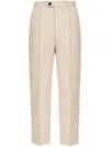 Allsaints Tallis Regular Fit Cuffed Trousers In Neutrals