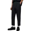 Allsaints Tallis Pleated Cotton & Wool Trousers In Cosmic Blue
