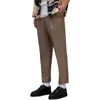 Allsaints Tallis Slim Fit Trousers In Moorland Brown