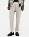 Allsaints Tallis Slim Fit Cropped Tapered Pants In Boston Taupe