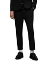 Allsaints Tallis Slim Fit Trousers In Black