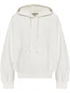 Allsaints Womens Optic White Talon Graphic-print Relaxed-fit Organic-cotton Hoody In White