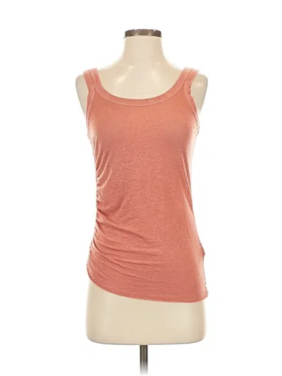 Pre-owned Allsaints Tank Top Orange Strapless Neckline Tops