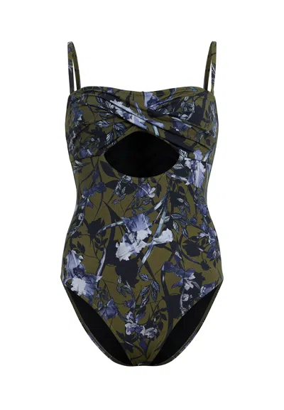 Allsaints Tatum Swimsuit In Green