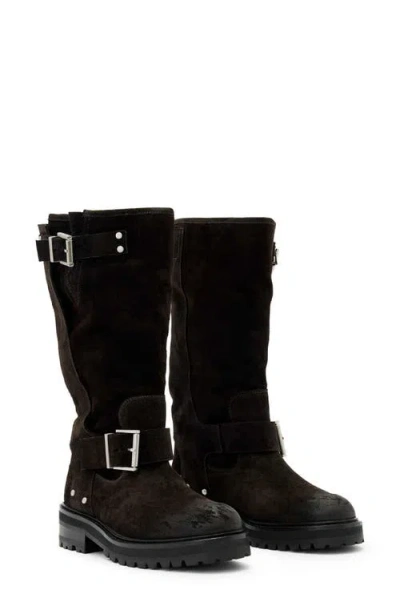 Allsaints Tay Moto Boot In Black