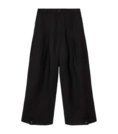 Allsaints Tencel-blend Sherell Trousers In Black