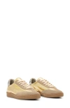 Allsaints Thelma Metallic Sneaker In Gold/sand Brown