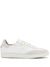 Allsaints Thelma Panelled Lace-up Sneakers In White