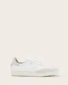 Allsaints Thelma Panelled Lace-up Sneakers In White