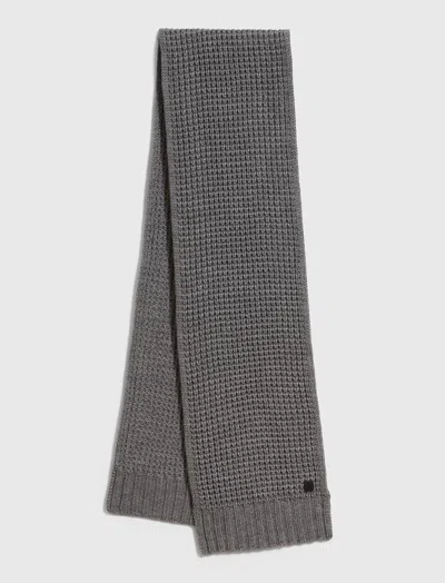 Allsaints Thermal Scarf In Grey