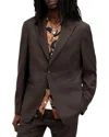 Allsaints Thorpe Blazer In Tan Brown