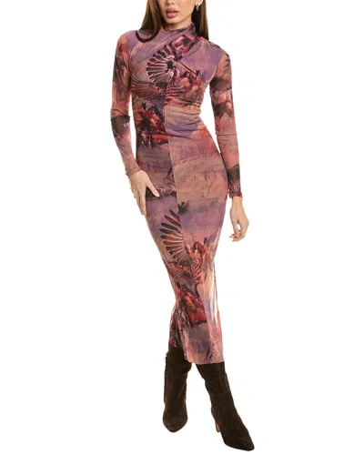 Allsaints Tia Colca Sheath Dress In Purple