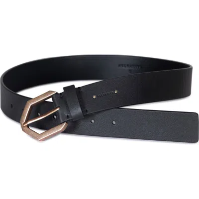 Allsaints Tia Hex Leather Belt In Multi