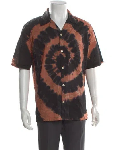 Pre-owned Allsaints Tie-dye Print Short Sleeve Shirt In Multi