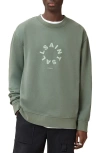 Allsaints Tierra Crewneck Graphic Sweatshirt