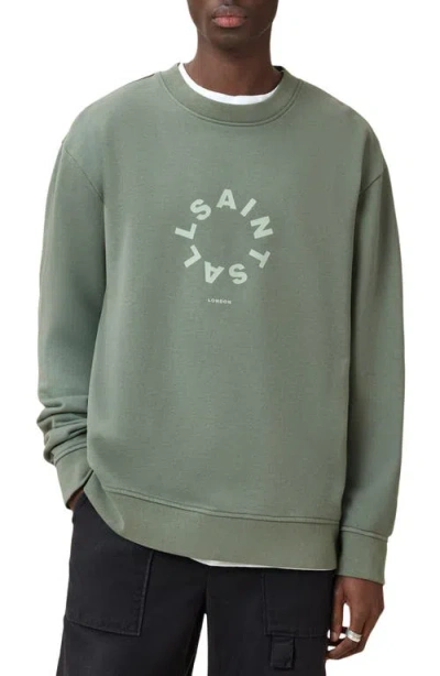 Allsaints Tierra Crewneck Graphic Sweatshirt