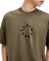Allsaints Tierra Logo Graphic T-shirt In Acre Brown