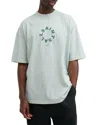 Allsaints Tierra Logo Graphic T-shirt In Aquatic Blue