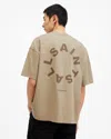 ALLSAINTS ALLSAINTS TIERRA OVERSIZED CREW NECK LOGO T-SHIRT,