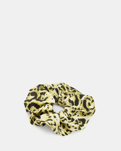 Allsaints Tierra Oversized Scrunchie In Teresa Lime Green