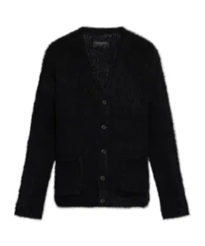 Allsaints Tobie Knit Cardigan In Black