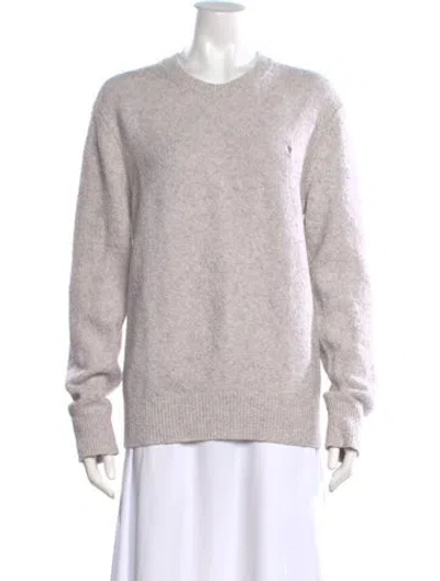 Pre-owned Allsaints Tolnar Crew Crew Neck Sweater In Gray
