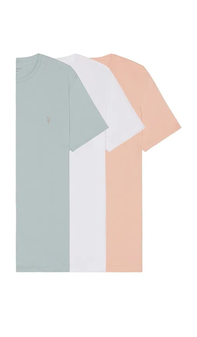 Allsaints Tonic Crew 3 Pack Tee In Multi