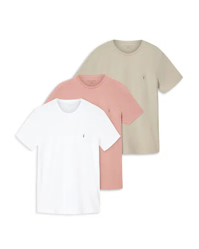 Allsaints Tonic Crew Tee 3 Pack In Multi