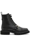 Allsaints Leather Tori Ankle Boots In Black