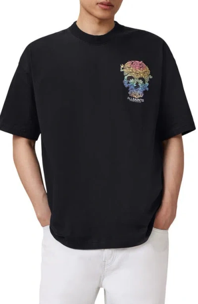 ALLSAINTS ALLSAINTS TRANCE OVERSIZE GRAPHIC T-SHIRT