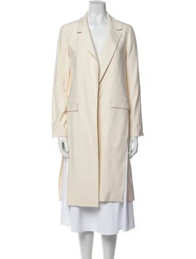 Pre-owned Allsaints Trench Coat In Neutral
