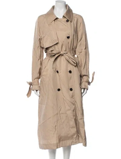 Pre-owned Allsaints Trench Coat In Neutral