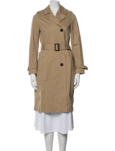 Pre-owned Allsaints Trench Coat In Neutral