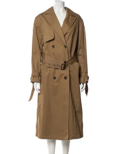 Pre-owned Allsaints Trench Coat W/ Tags In Brown