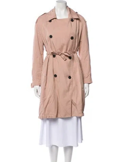 Pre-owned Allsaints Trench Coat W/ Tags In Neutral