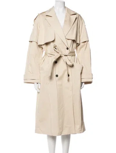 Pre-owned Allsaints Trench Coat W/ Tags In Neutrals