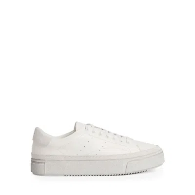 Allsaints Trish Sneakers Chalk White Leather Platform Shoes Zogg2739